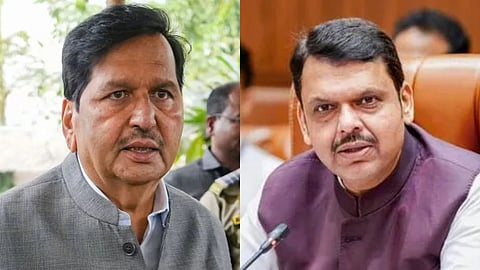 Mangal Prabhat Lodha and Devendra Fadnavis