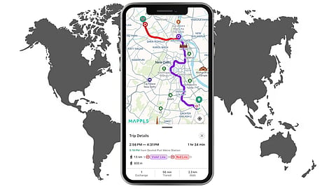Mappls app receives a major update: Now get complete information about metro, bus, and train services all in one app.