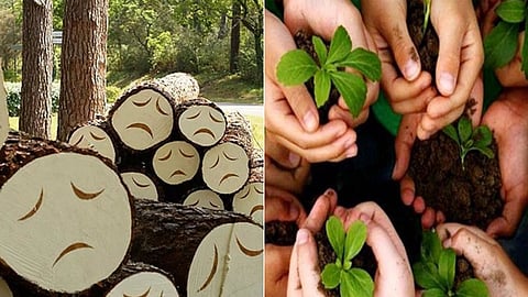 नाशिक में पौधारोपण और भूमिपूजन