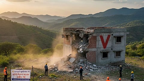 इगतपुरी-त्र्यंबकेश्वर में अवैध निर्माण पर चला ‘ऑपरेशन V’, लैंड माफिया की उड़ी नींद