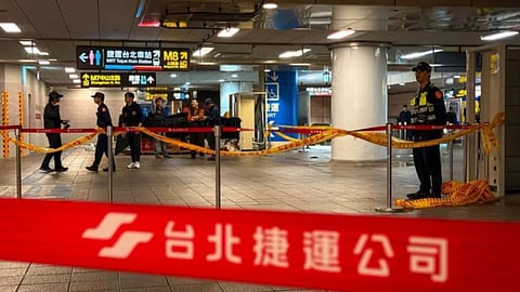 Taiwan's capital shaken by attack; security increased at railway stations and airports; 3 people dead so far.