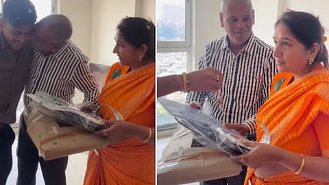 A video of a young man gifting his parents a surprise new house is making people emotional.