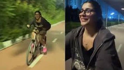 A video of girls cycling at 2 AM in Hyderabad went viral, triggering a debate on women’s safety in India.