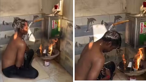 A desi engineer’s instant geyser hack has gone viral, amusing people yet raising safety concerns.