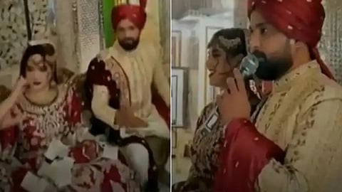 The groom slapped a child for acting out at a wedding photoshoot, and people were divided over the behaviour after the video went viral.