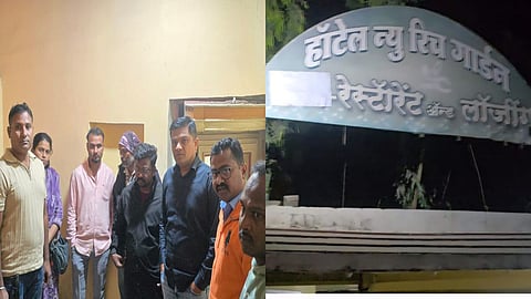 Crime Branch Raid: अमरावती में वलगांव और नांदगांवपेठ इलाके में देहव्यापार पर पुलिस की बड़ी कार्रवाई, 6 गिरफ्तार। आपत्तिजनक सामग्री जब्त, होटल में सेक्स रैकेट का पर्दाफाश।
