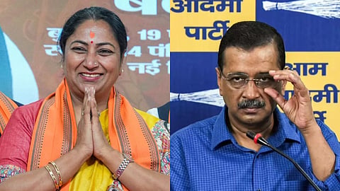 delhi-cm-rekha-gupta-vs-kejriwal-vipassana-row-pollution-politics-blame-game