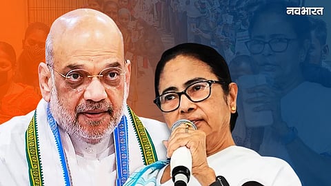mamata banerjee and amit shah wb