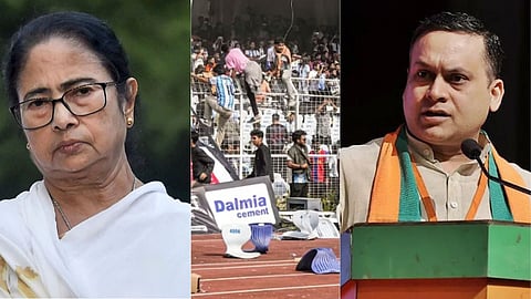 messi-kolkata-visit-chaos-bjp-tmc-clash-political-row