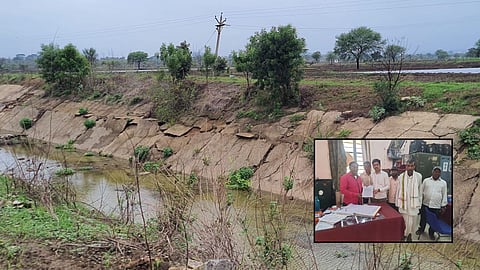 Nagardhan Navargaon Canal: रामटेक तहसील की नगरधन–नवरगांव के बीच स्थित पेंच सिंचाई नहर जर्जर होकर टूटने की कगार पर है। दीवारों में दरारें, झुका पुल और प्रशासनिक लापरवाही से किसानों की खेत खतरे में है।