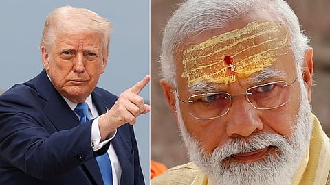 Trump again said that he stopped the conflict between India and Pakistan
