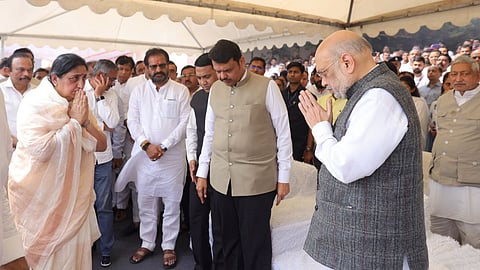 Amit Shah Tribute Ajit Pawar