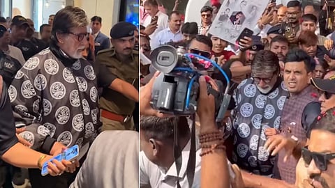 Amitabh Bachchan Trapped In Crowd