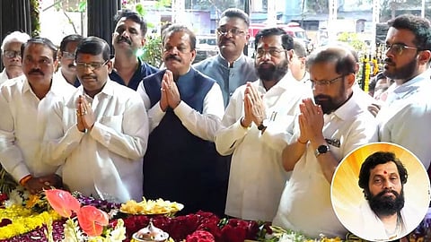 Anand Dighe Birth Anniversary Eknath Shinde Paid Tribute