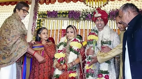 Amitabh Bachchan Attended Aparna Yadav and Pratik Yadav Wedding