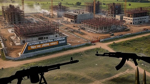 A defense corridor will be built in Bihar, where AK-47s, machine guns and ammunition will be manufactured