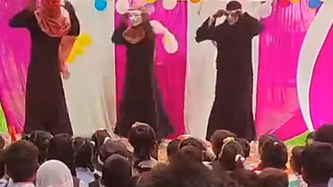 In Uttar Pradesh, students danced to obscene songs while wearing burqas... the Muslim community was enraged, and the viral video caused an uproar