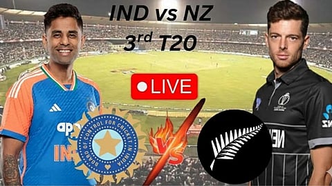 India vs New Zealand 3rd T20I Live