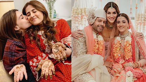 kriti sanon emotional post sister nupur sanon bidaai wedding