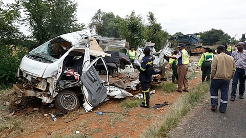 A deadly U-turn in South Africa: 11 killed in a horrific collision between a truck and a minibus; the second major accident in a week.