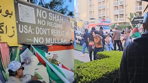 Los Angeles Iran Protest Accident