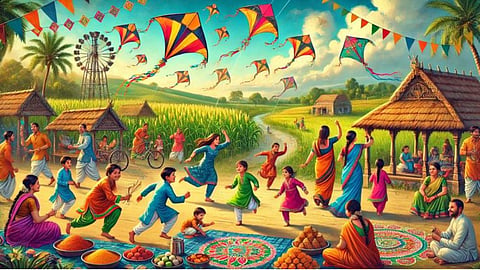 Makar Sankranti Lakshmi Blessings