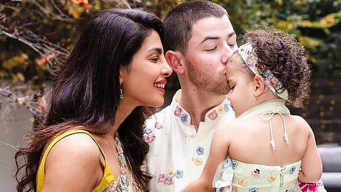 nick jonas and priyanka chopra Celebrates Malti Marie 4th Birthday