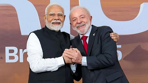 PM Modi-Lula de Silva Phone Call