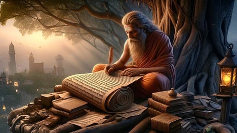 Ramayana composed real inspiration behind it, and who imparted divine knowledge to Maharishi Valmiki