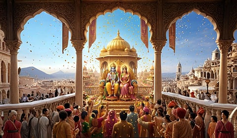 Lakshman absent from Rama's coronation You will be moved to tears when you learn the reason.