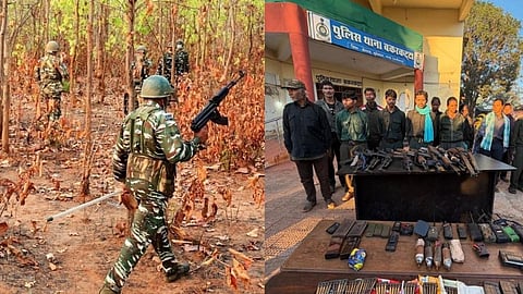 29 Naxalites surrender in Chhattisgarh, including a rewarded Naxalite who carried out major crimes