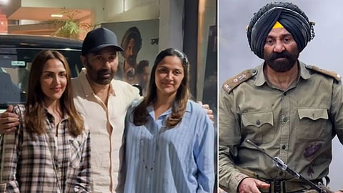 Sunny Deol With Esha And Ahana Deol