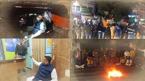 Suvendu Adhikari Convoy Attacked
