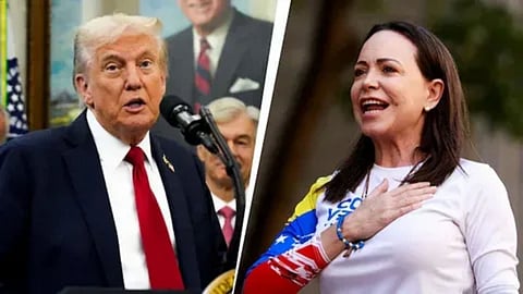Trump Maria Corina Machado Lunch Meeting