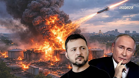 The Russia-Ukraine war intensifies; Kyiv rocked by hypersonic missiles, Ukraine retaliates by setting a Russian oil depot ablaze.