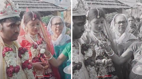 A bride’s lightning-fast rasgulla catch at a wedding has gone viral, with users comparing her reflexes to MS Dhoni.