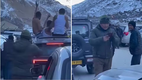 After tourists were seen dancing on a car sunroof in Manali, authorities decided to ban tourist activities to protect local peace.