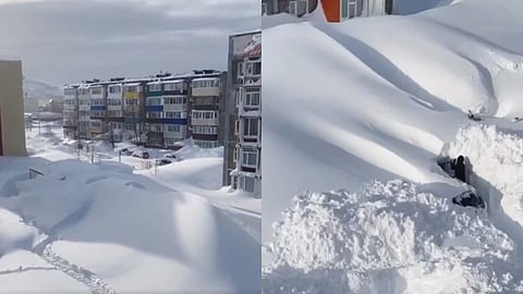 Record-breaking snowfall in Russia’s Kamchatka has triggered emergency conditions and widespread panic.