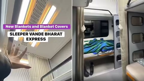 Passenger reviews praising the comfort and premium facilities of the new Vande Bharat Sleeper Train are going viral on social media.