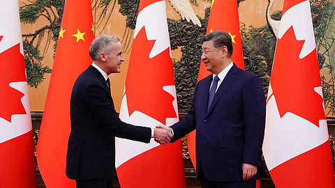 Eight years of icy relations have thawed! Canadian PM Mark Carney arrived in China and met with Xi Jinping. Is "fear of Trump" the real reason?