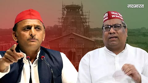 akhilesh yadav temple called political sp chief shares kedarshwar video nishad and bjp attack