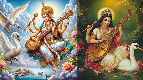 Basant Panchami Saraswati Puja Offerings