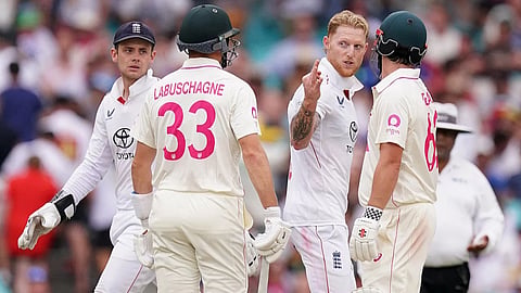 Ben Stokes-Marnus Labuschagne Altercation
