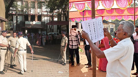 52% estimated turnout amid EVM glitches, ink row, and clashes in Prabhag 10.