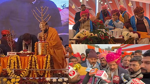dhananjay singh reaches brijbhushan sharan singh house with rss leader akhilesh yadav reaction