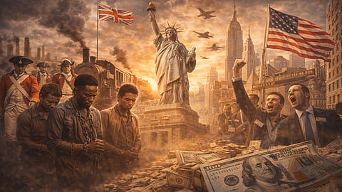 from colonial hardship to world dominance america rise explained through dollar history