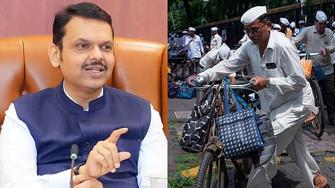 Mumbai Dabbawala BMC Polls Fadnavis Dabbawala Support