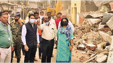 Government land encroachment in Sambhaji Nagar: 22 illegal houses demolished in Kabaripura, major action by the municipal corporation