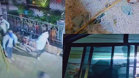 Mob attacks former Shiv Sena MLA Shirish Chaudhary's house in Nandurbar after Vice President elections.