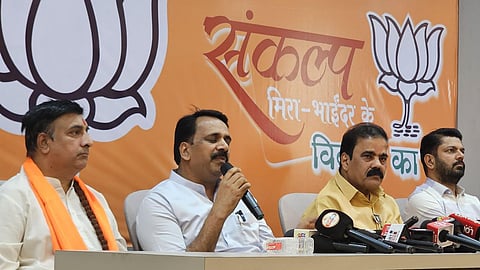 Mira Bhayander Municipal Election BJP MLA Narendra Mehta Pratap Sarnaik